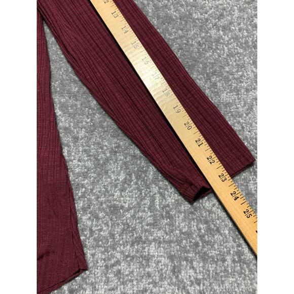 Suzanne Betro Shirt Top Women Size XL Purple Hi-Low V Neck Long Sleeve Textured - Picture 8 of 9